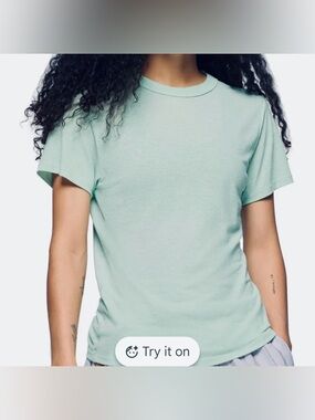 PrAna new cozy up mint T-shirt small